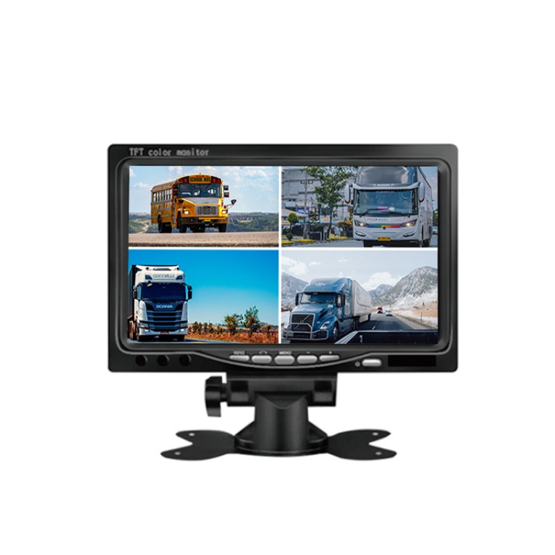 7 Inch 4 Channel Reverse Monitor Vehicles truck 7-inch HD reversing monitor video display